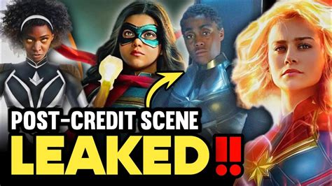 the marvels post credit scene leaked|THE MARVELS Game